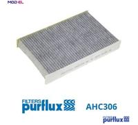 Cabin filter Activated Carbon Filter AHC306 PURFLUX for RENAULT NISSAN