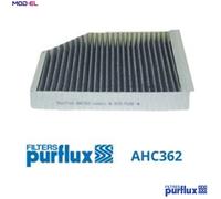 Purflux Pollen Filter AHC362 - Activated Carbon - 255 252 35 - Audi A6 C7 Saloon/Avant, A7 Sportback