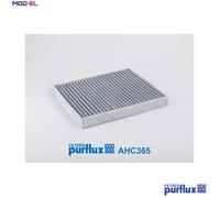 Purflux Cabin Air Filter AHC365 - Activated Carbon Pollen Filter for Dodge/Fiat/Chrysler/Jeep