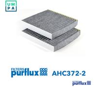 Purflux Cabin Air Filter AHC372-2 - Activated Carbon Pollen Filter for BMW ALPINA X3/F25 X4/F26