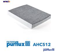 Purflux Cabin Pollen Filter AHC512 - Activated Carbon - For Ford, VW