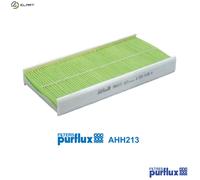 Cabin filter High efficiency air filter (HEPA) AHH213 PURFLUX for PEUGEOT