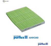 Cabin filter High efficiency air filter (HEPA) AHH340 PURFLUX for NISSAN