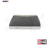 CHAMPION Pollen filter CCF0320C Activated Carbon Filter 245 215 30 VOLKSWAGEN: Polo V Hatchback, Polo IV Hatchback, Fox Hatchback, SKODA: Fabia 2