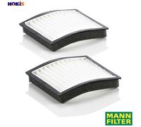 Cabin filter Engine compartment, below the windscreen wipers Particulate Filter