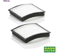 MANN Filter CU1006-2 Cabin Air Filter 23mm Height 148mm Length Fits BMW 3 Series