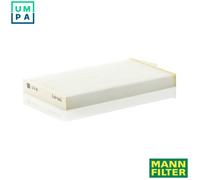MANN-FILTER, CU 15 001 Cabin Air Filter | For Passenger Cars, Dust and Pollen Filtration, Improved Air Quality, Interior Air Protection, True OE Engineering