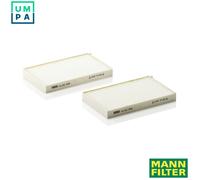 MANN-FILTER Cabin Filter CU 20 005-2 – Particulate, behind the glove compartment, set of 2