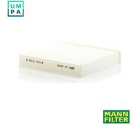 MANN-FILTER Cabin Air Filter CU 2040 – Particulate & Pollen, Behind Glove Compartment