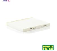 Cabin filter below the glove compartment Particulate Filter CU 2129 MANN-FILTER
