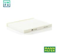 Cabin filter below the glove compartment Particulate Filter CU 2129 MANN-FILTER