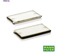 Cabin filter behind the glove compartment Particulate Filter CU 22 002-2