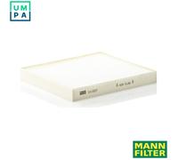 Cabin filter behind the glove compartment Particulate Filter CU 2227 MANN-FILTER