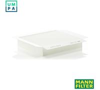 Cabin filter below the glove compartment Particulate Filter CU 2338 MANN-FILTER