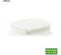 Cabin filter below the glove compartment Particulate Filter CU 2338 MANN-FILTER