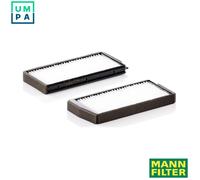 Cabin filter behind the glove compartment Particulate Filter CU 24 000-2