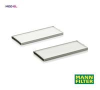 MANN CU2506-2 Cabin Air Particulate Filter 251mm Length Fits Hyundai Accent Getz