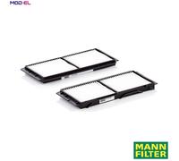 MANN-FILTER CU 26 008-2 Cabin Air Filter (set of 2) - for Cars + Transporters