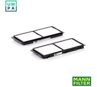 MANN-FILTER CU 26 008-2 Cabin Air Filter (set of 2) - for Cars + Transporters