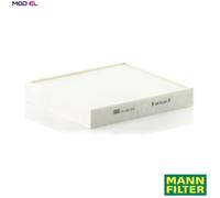 MANN Cabin Air Filter 254mm Length Fits Skoda Fabia 1.6 TDI 1.0 1.0 TSI