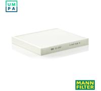 Cabin filter behind the glove compartment Particulate Filter CU 2757 MANN-FILTER