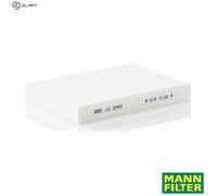 MANN-FILTER Cabin Air Filter CU 2945, Paper, Flat, 23.0 x 15.8 x 3.0 cm, 0.04 kg, For Renault Clio II