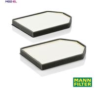 MANN-FILTER CU 2949-2 Cabin Air Filter (set of 2) - for Cars + Transporters