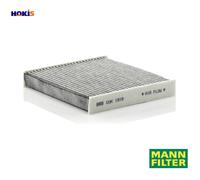 Activated Carbon Cabin Filter MANN Pollen Interior Air CUK1919