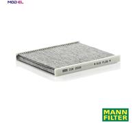 MANN-FILTER Cabin Air Pollen Filter CUK2026 – Activated Carbon 205×18 mm