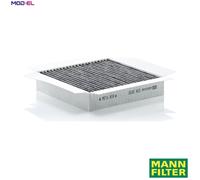 Cabin filter Activated Carbon Filter CUK 2032 MANN-FILTER for SMART CITY-COUPE