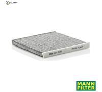 Mann Filter Cabin Air Filter CUK 2131 – Activated Carbon Pollen Filter H17mm L216mm