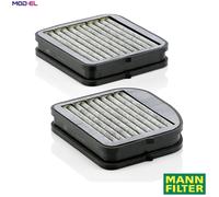 Cabin filter below the glove compartment Activated Carbon Filter CUK 22 000-2