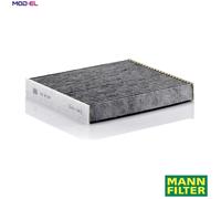 MANN-FILTER CUK 22 005 Cabin Air Filter - Pollen Filter with Activated Carbon - for Cars + Transporters