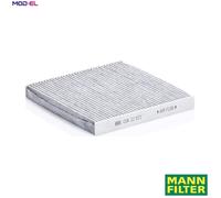 Cabin filter below the glove compartment Activated Carbon Filter CUK 22 021