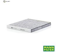 MANN-FILTER CUK 24 004 Cabin Air Filter - Pollen Filter with Activated Carbon - for Cars + Transporters