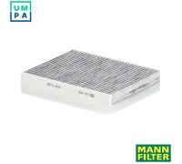 MANN-FILTER CUK 2422 Cabin Air Filter - Pollen Filter with Activated Carbon - for Cars + Transporters