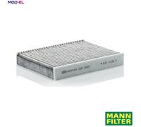 MANN-FILTER CUK 2433 Cabin Air Filter - Pollen Filter with Activated Carbon - for Cars + Transporters