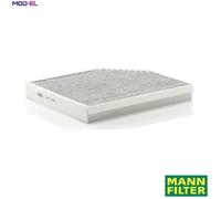 MANN-FILTER CUK 2450 Cabin Air Filter - Pollen Filter with Activated Carbon - for Cars + Transporters