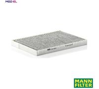 MANN-FILTER Cabin Air Filter CUK 2620 - Activated Carbon - Driver's Side
