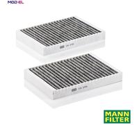 MANN Cabin Air Activated Carbon Filter 263mm Length Fits Mercedes-Benz S-Class