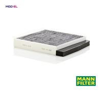 MANN-FILTER CUK 2855 Interior Filter - Pollen filter with active charcoal For passenger cars - For left hand side driving passenger cars