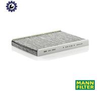 MANN-FILTER CUK 2862 Cabin Air Filter - Pollen Filter with Activated Carbon - for Cars + Transporters