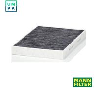 MANN-FILTER Cabin Air Filter CUK 3054 – Activated Carbon Pollen Filter 302 x 31 mm