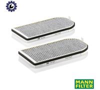 MANN-FILTER Cabin Air Filter CUK 3642-2 – Activated Carbon Pollen Filter (2 pcs)