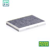 MANN-FILTER Cabin Air Filter CUK 3780 – Activated Carbon Pollen Filter H34mm L365mm