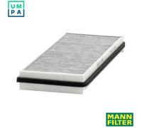 Mann Filter Cabin Air Filter CUK 3840 - Activated Carbon - Middle, below plenum chamber cover
