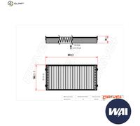 Cabin filter Activated Carbon Filter DP1110.12.0177 Drve+ for BMW X5 X6