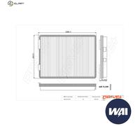 FILTER CABIN AIR DP1110.12.0190 FOR ALPINA ROLLS-ROYCE BENTLEY BMW 3.2L 6cyl B10