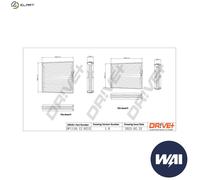 FILTER CABIN AIR DP1110.12.0215 FOR MERCEDES-BENZ C-CLASS/T-Model CLK 1.8L 4cyl