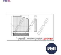 FILTER CABIN AIR DP1110.12.0241 FOR INFINITI MERCEDES-BENZ GLA-CLASS 1.5L 4cyl